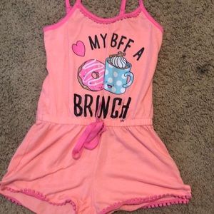 Justice pj romper